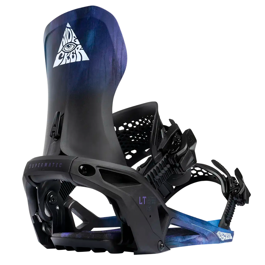 2026 Nidecker Supermatic LT Snowboard Bindings | Light, Fast