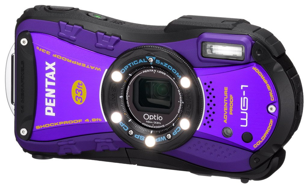 本格防水タイプのコンパクトデジタルカメラ 「PENTAX Optio WG-1