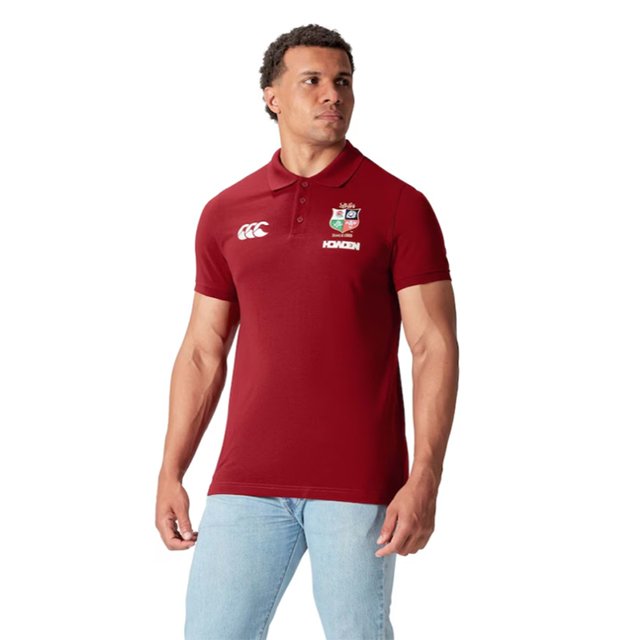 British & Irish Lions 2025 PIQUE ポロシャツ レッド