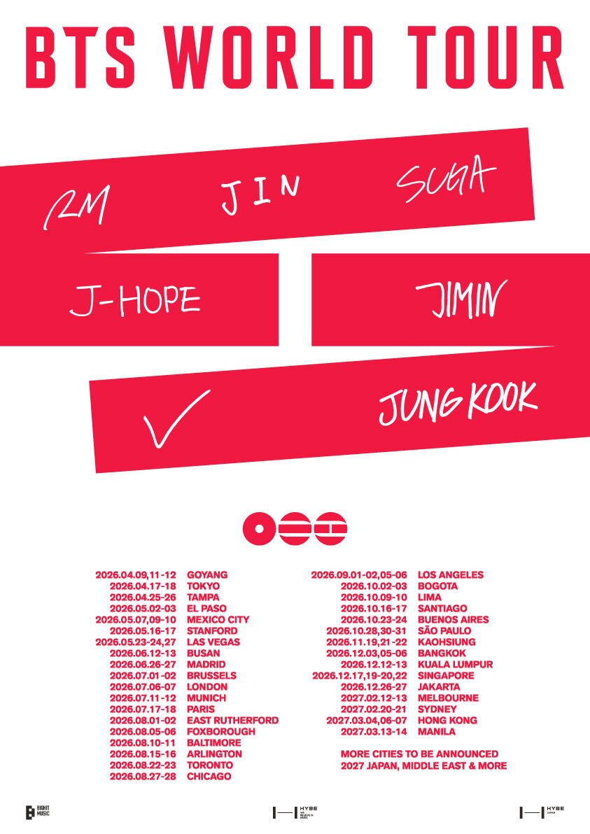 BTS Kicks Off World Tour in April in Goyang, Sets K-Pop Record for