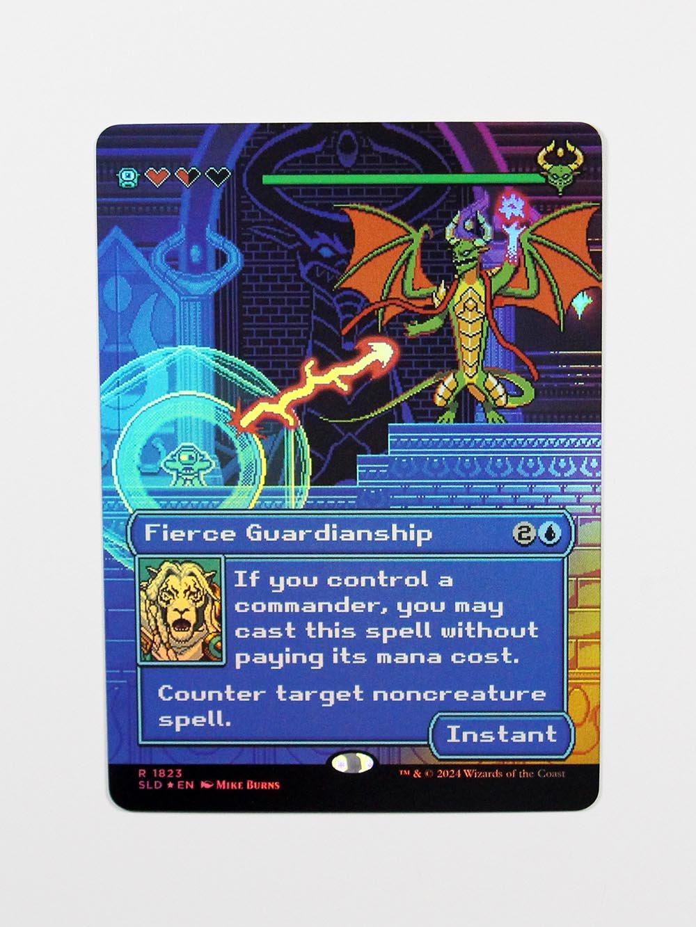 Fierce Guardianship #1823 Foil from Secret Lair Drop (SLD) MTG