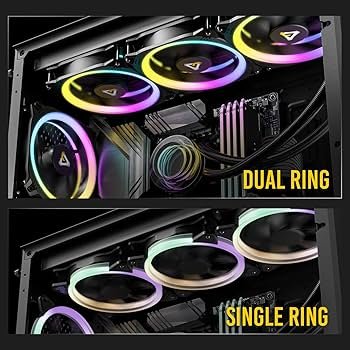 Amazon | ANTEC rgb ファン, 120 Prizm ARGB 5pack [120mmケースファン