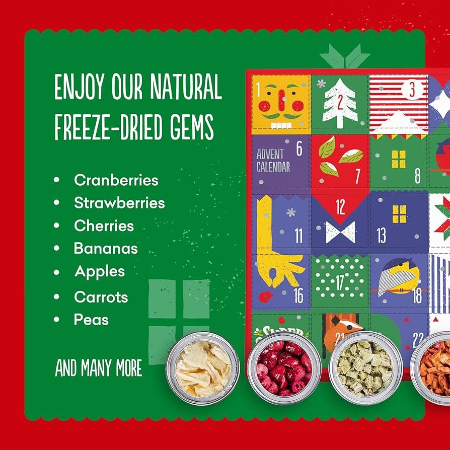 Amazon.com: Super Garden Unique Freeze-Dried Food Advent Calendar