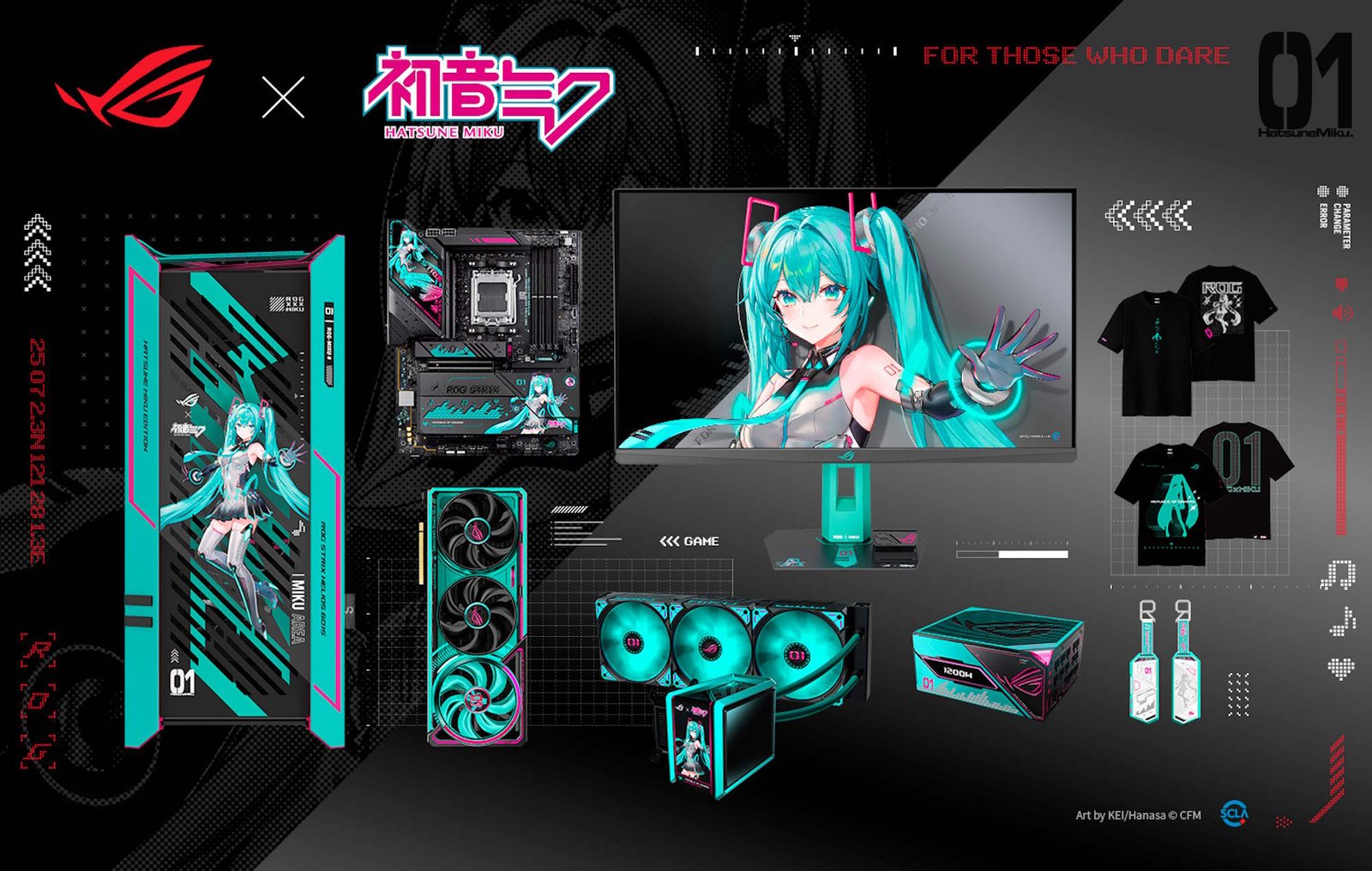 Hatsune Miku and ROG deliver a killer lineup of gaming hardware