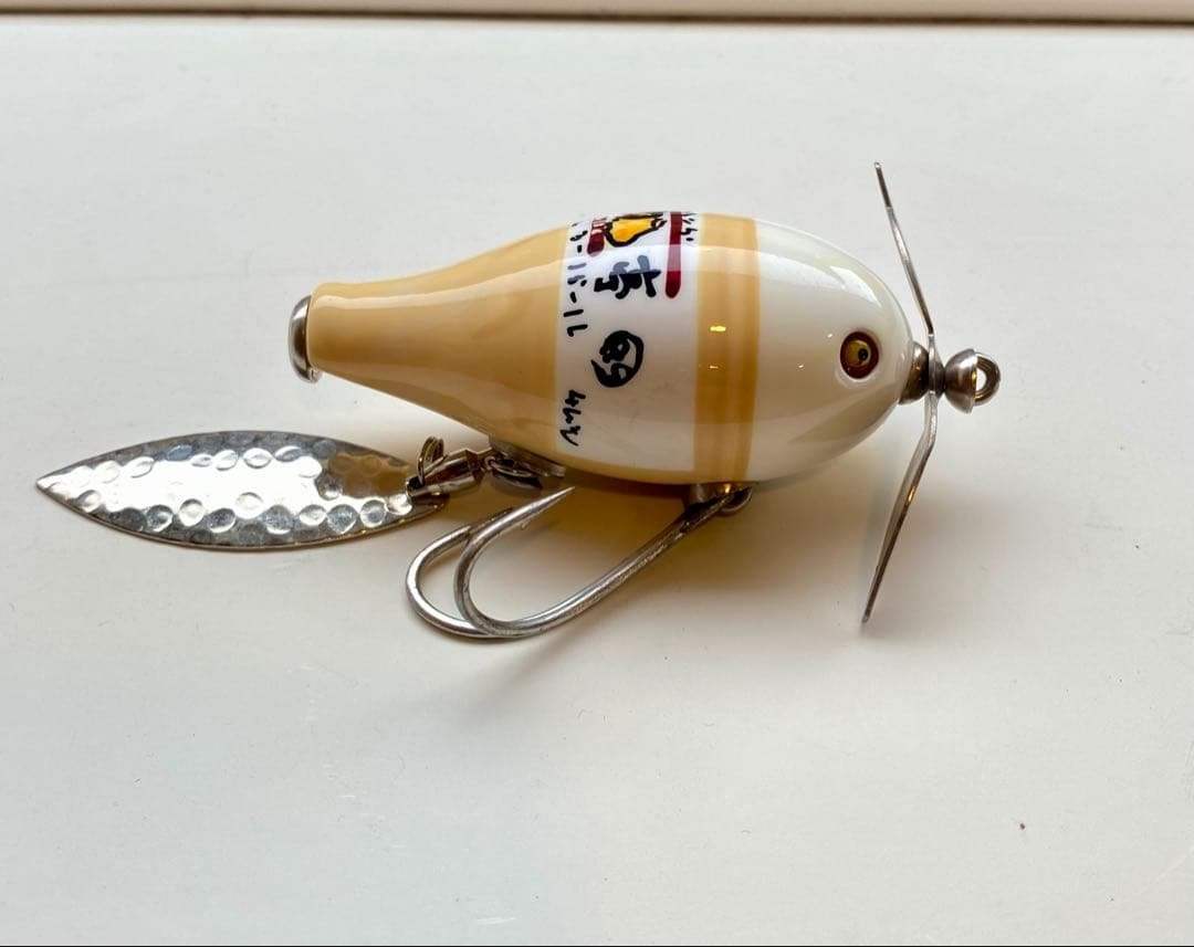 痴虫　チムシ　小さい海馬55 クック亭 痴虫（ チムシ）小さい海馬55 WS ルアー 白ホネスポット Soak up the