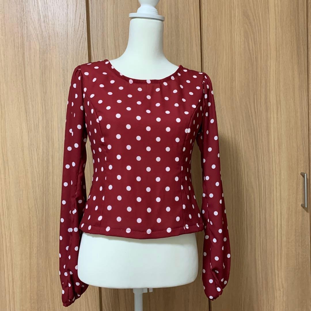 フラメンコ　ブラウス フラメンコ フリル ブラウス レッド 98r | □フラメンコ総合