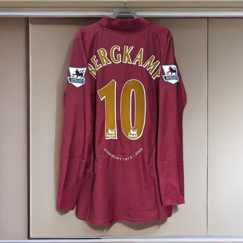 05-06 アーセナル ベルカンプ BERGKAMP 長袖シャツ 背番号10 05-06 アーセナル ベルカンプ BERGKAMP 背番号10 長袖 シャツ - メルカリ