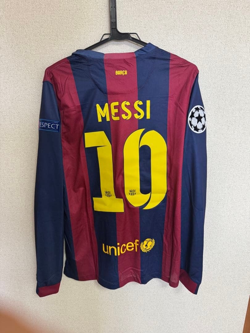 H*D様 【新品】メッシ ユニフォーム 長袖 バルセロナ 新品タグ付き NIKE FCバルセロナ 11/12 ユニフォーム ホーム 長袖 #10.メッシ 419878