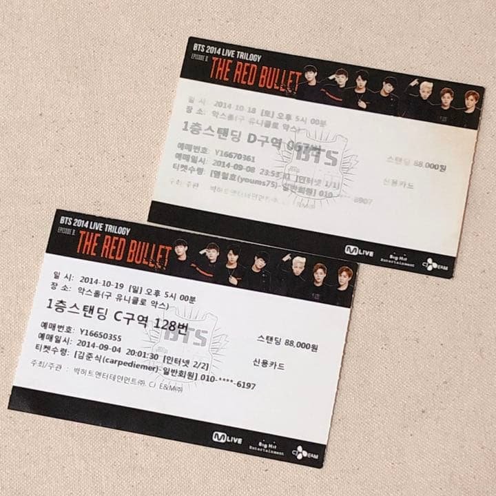 BTS バンタン TRB チケット 半券 防弾少年団(BTS) - BTS コンサート チケット ライブ 半券 ツアーの通販