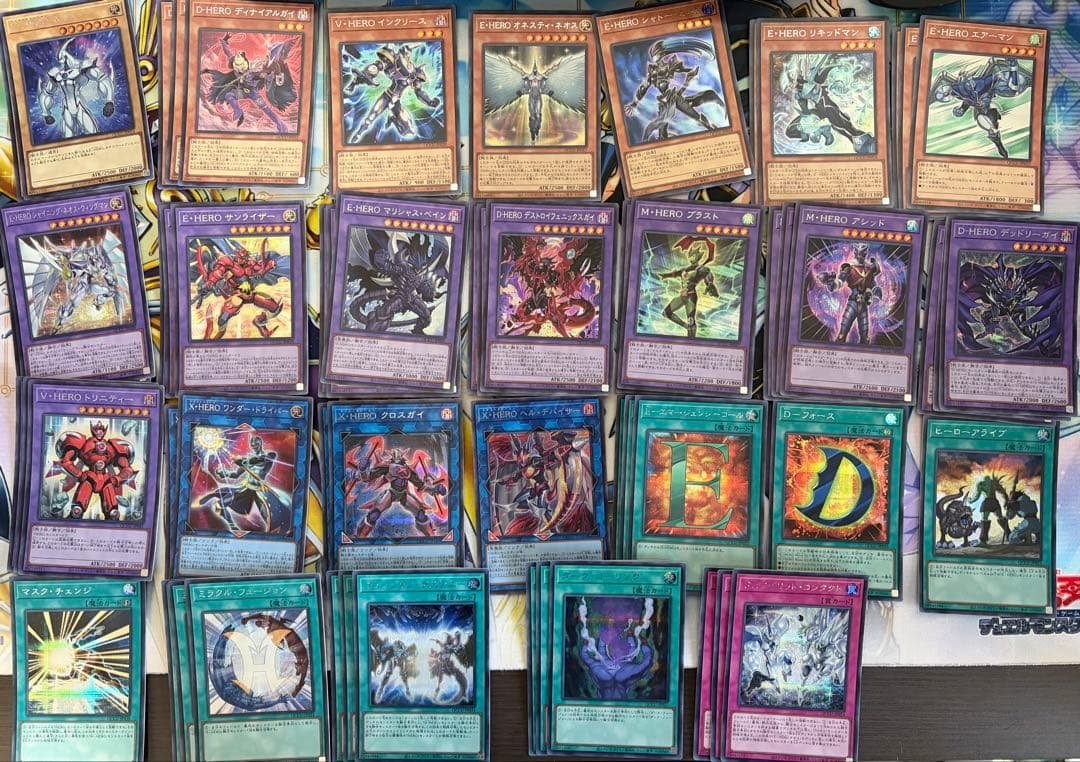 HERO デッキパーツ シークレット シク統一 デッキ パーツ 遊戯王