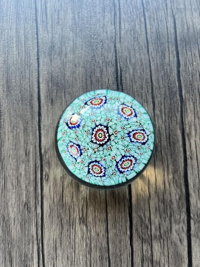 極美品！【murano】ムラーノ(ベネチアン)ガラスのペーパーウェイト MURANO (ムラーノ) ペーパーウェイト ヴェネチアンガラス イタリア製