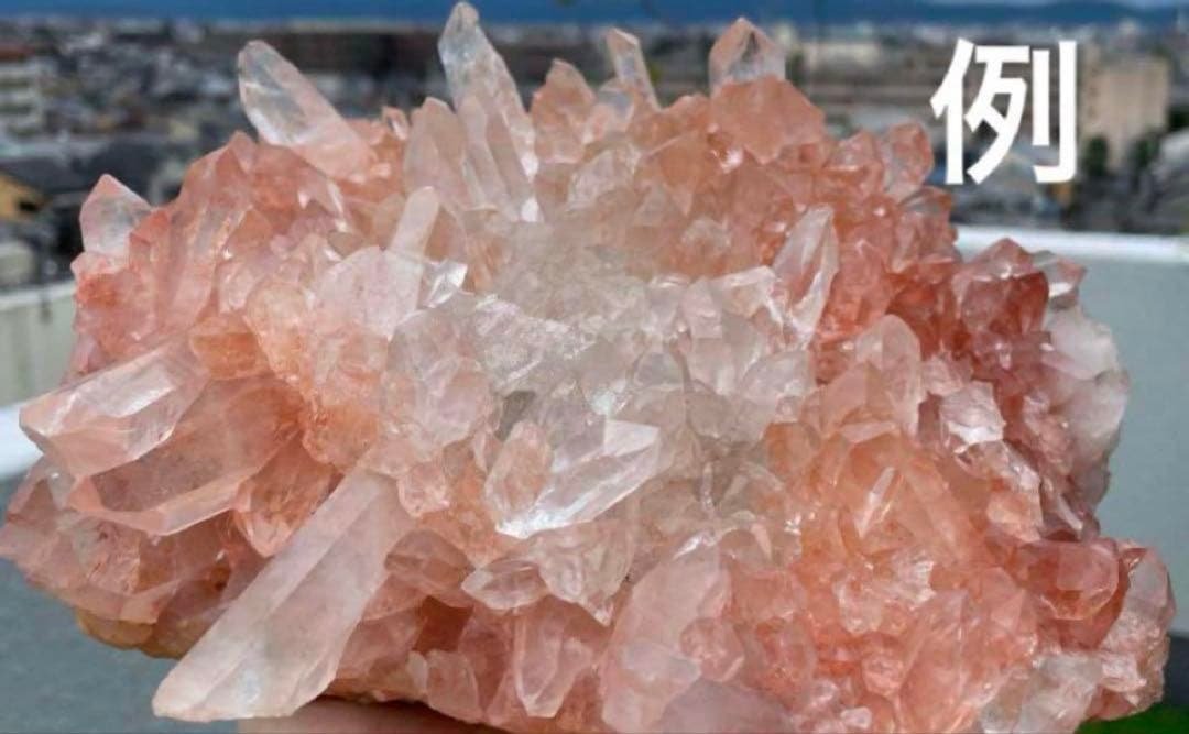 専用ピンクマニカラン水晶クラスター マニカラン産 ピンク水晶|570gクラスター - 高品質天然石の