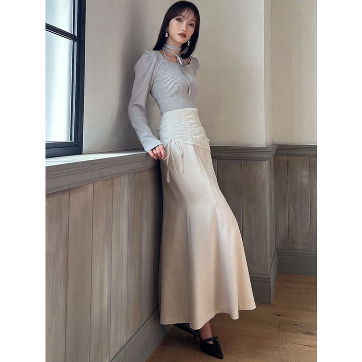 シアーコルセットマーメイドスカート[品番：MKSW0061835]｜RESEXXY